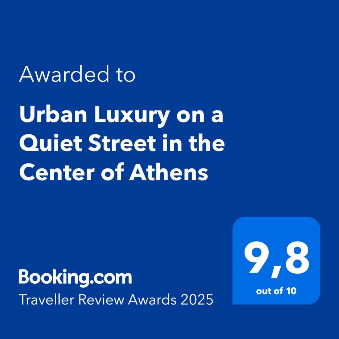 Urban Luxury On A Quiet Street In The Center Of Athens Διαμέρισμα Εξωτερικό φωτογραφία